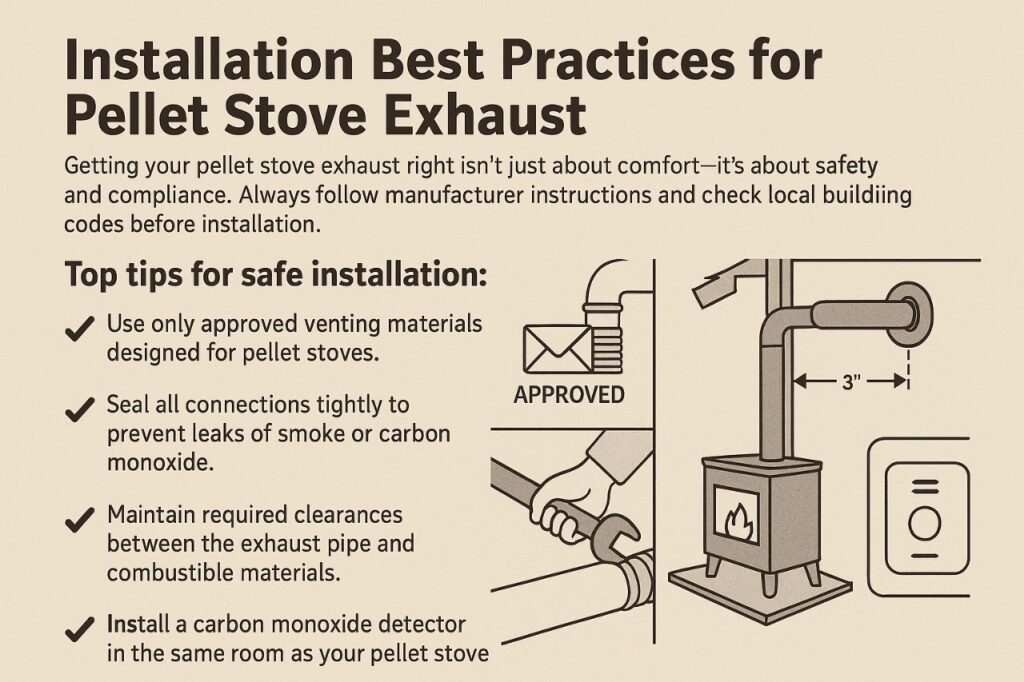 Pellet Stove Exhaust