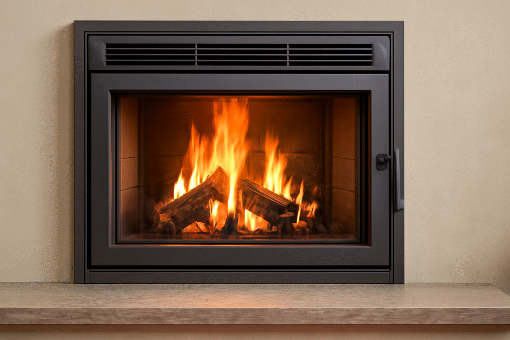 Double Sided Fireplace Insert