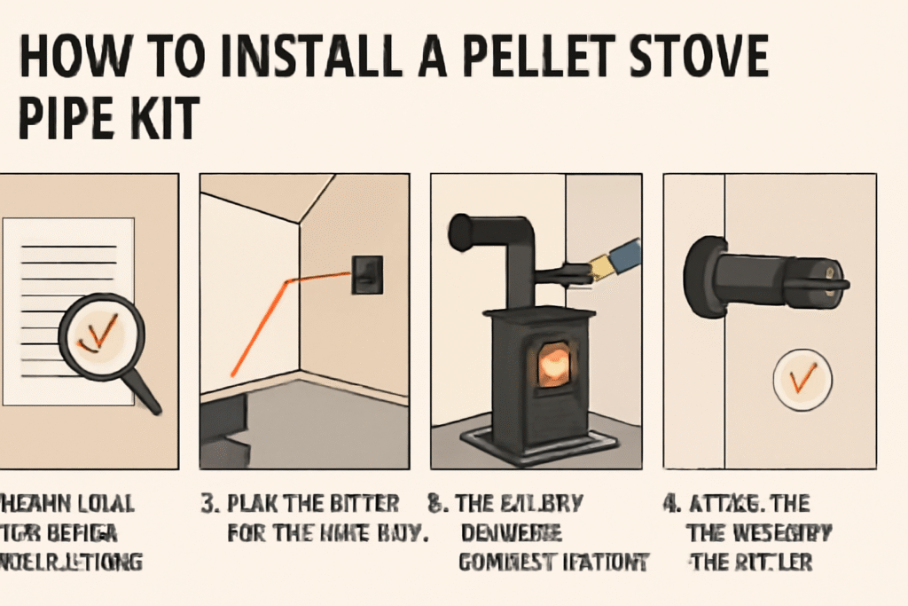 Pellet Stove Pipe Kit