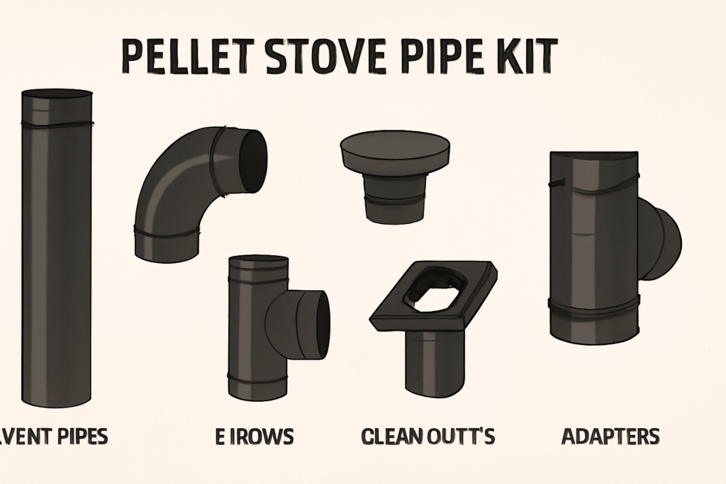 Pellet Stove Pipe Kit