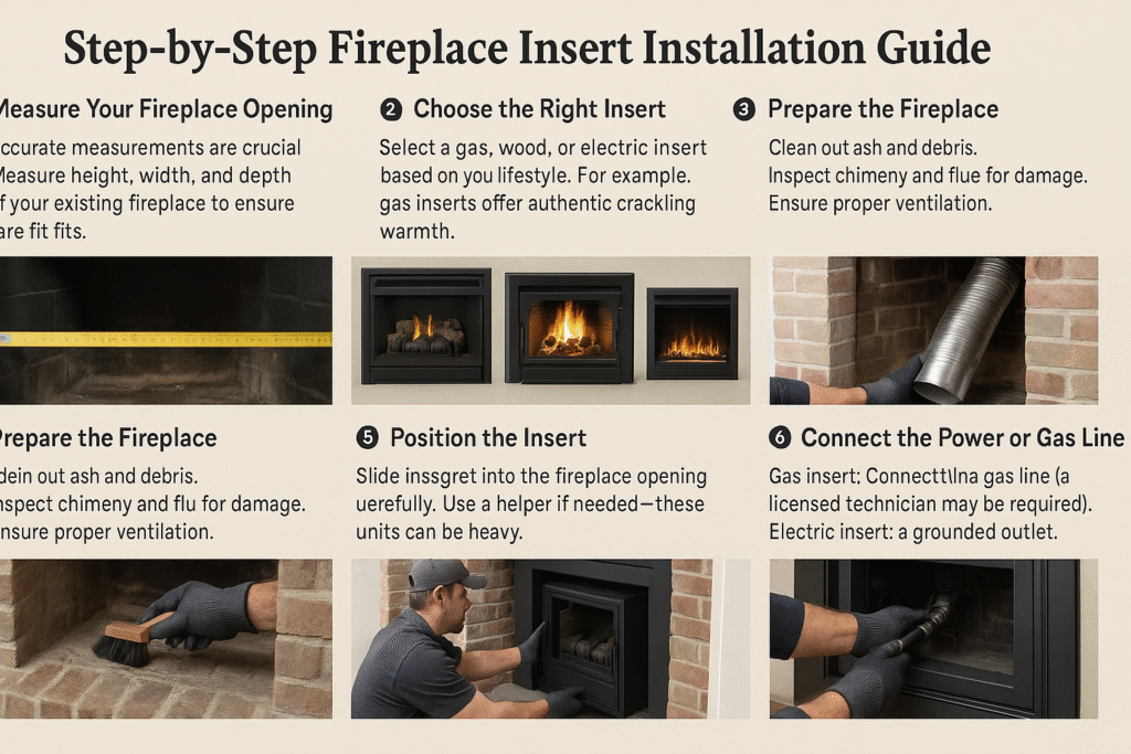 Fireplace Insert Installation