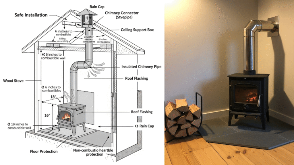 Cubic Mini Wood Stove