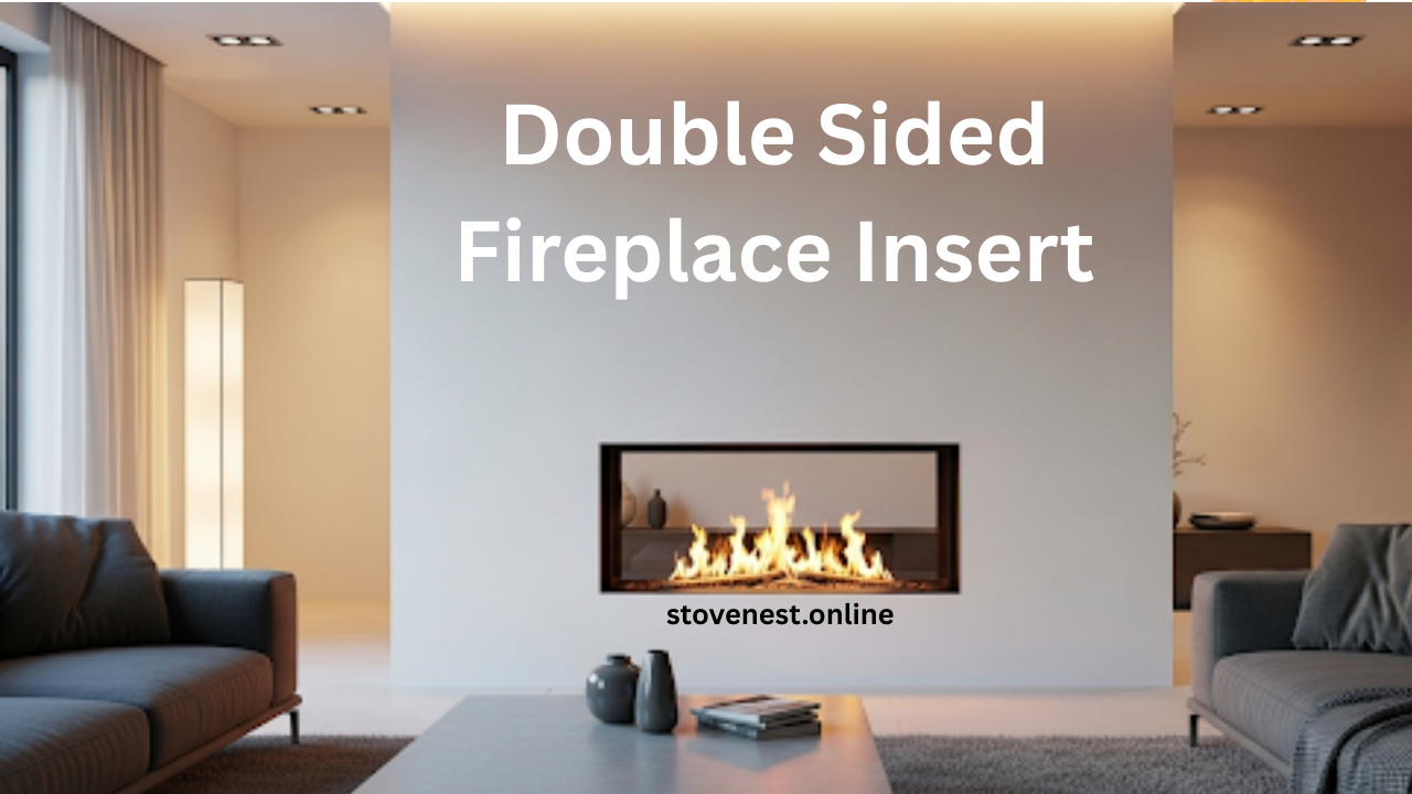 Double Sided Fireplace Insert