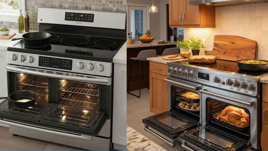 Electric Stove Double Oven