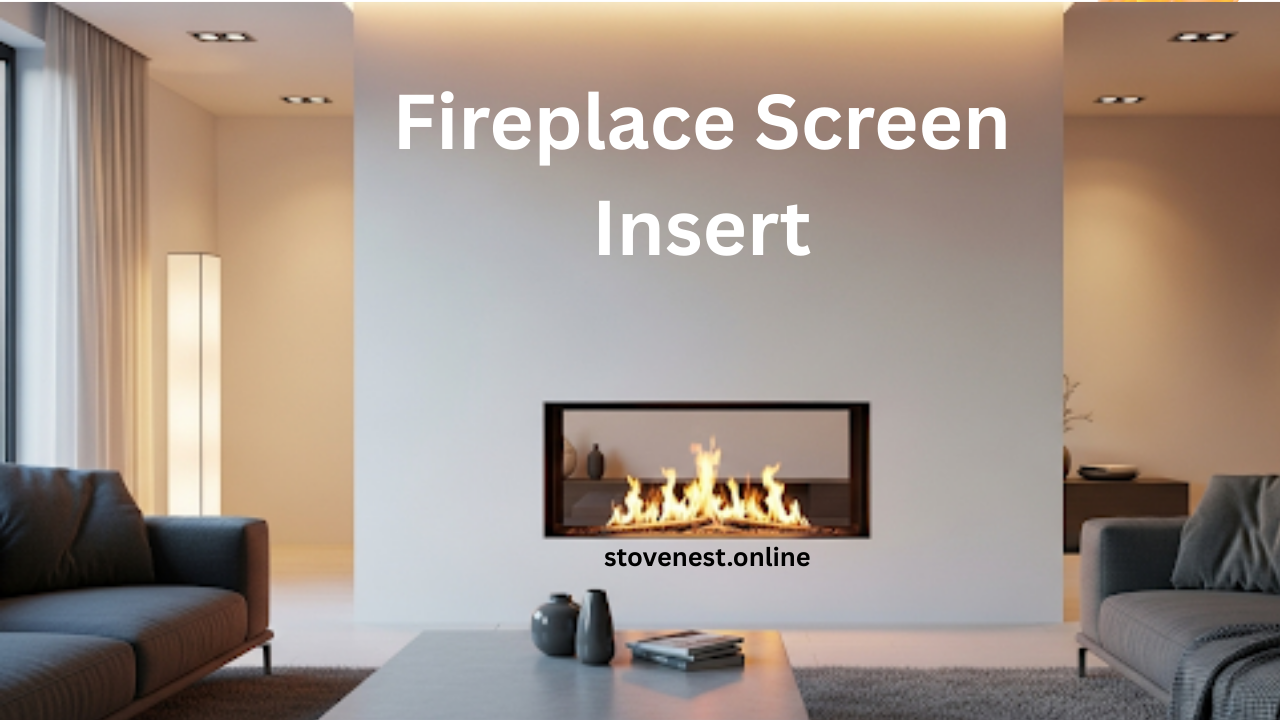 Fireplace Screen Insert