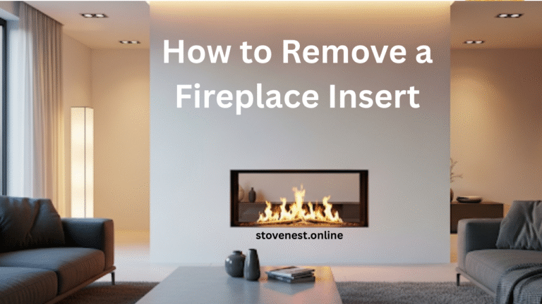 How to Remove a Fireplace Insert